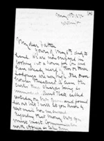 2 pages written 13 May 1872 by Sir Robert Donald Douglas Maclean in Wellington to Sir Donald McLean, from Inward family correspondence - Douglas Maclean (son)