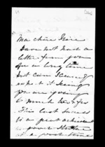 8 pages written 27 Apr 1870 by Annabella McLean to Sir Donald McLean, from Inward family correspondence - Annabella McLean (sister)