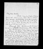 2 pages written 14 Mar 1873 by Sir Robert Donald Douglas Maclean to Sir Donald McLean, from Inward family correspondence - Douglas Maclean (son)