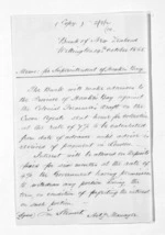 1 page written 14 Oct 1868 by John Tiffin Stewart in Wellington to Hawke's Bay Region, from Inward letters - Surnames, Bal - Bar