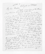 4 pages written 20 Oct 1854 by Henry Robert Russell in Wellington to Sir Donald McLean, from Inward letters - H R Russell