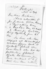 17 pages written 15 Nov 1869 by George Sisson Cooper in Wellington to Sir Donald McLean, from Inward letters - George Sisson Cooper