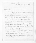 4 pages written 4 Apr 1860 by Sir Thomas Robert Gore Browne in Auckland Region to Sir Donald McLean, from Inward letters -  Sir Thomas Gore Browne (Governor)