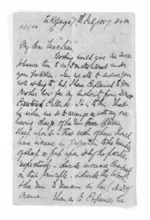 4 pages written 7 Jul 1857 by Edward Spencer Curling to Sir Donald McLean, from Inward letters - E S Curling