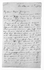 4 pages written 21 Sep 1858 by Sir Donald McLean in Auckland Region, from Inward letters - Surnames, Gascoyne/Gascoigne