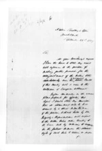19 pages written 22 Sep 1859 by an unknown author in Auckland City, from Secretary, Native Department - Administration of native affairs
