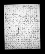 8 pages written 19 Jul 1852 by Susan Douglas McLean in Wellington to Sir Donald McLean, from Inward family correspondence - Susan McLean (wife)