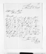 1 page written 18 Mar 1874 by George Edward Read in Gisborne to Sir Donald McLean in Wellington, from Inward letters -  G E Read