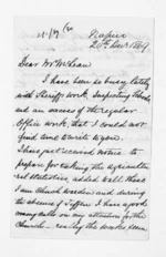 4 pages written 20 Dec 1869 by Edward Lister Green in Napier City to Sir Donald McLean, from Inward letters - Edward L Green