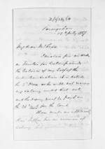 3 pages written 13 Jul 1857 by Michael Fitzgerald to Sir Donald McLean, from Inward letters - Michael Fitzgerald