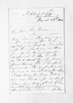 3 pages written 24 Mar 1860 by Sophia W Kingdon in Auckland Region to Sir Donald McLean, from Inward letters -  Kingdon, George and Sophia