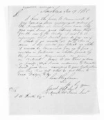 1 page written 19 Nov 1868 by Junior Frederick McInnis in Auckland City to John Alexander Smith, from Inward letters - Surnames, McIn - Macka
