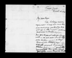 2 pages written 18 Mar 1865 by Sir Robert Donald Douglas Maclean to Sir Donald McLean, from Inward family correspondence - Douglas Maclean (son)