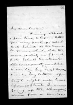 5 pages written 30 Jul 1850 by Sir Donald McLean to Susan Douglas McLean, from Inward and outward family correspondence - Susan McLean (wife)