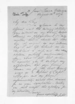 1 page written 30 Aug 1870 by Charles Kingsford Jeffs in Wellington, from Inward letters - Surnames, Jar - Joh