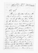 3 pages written 18 Jun 1857 by John Hall to Sir Donald McLean, from Inward letters -  Sir John Hall