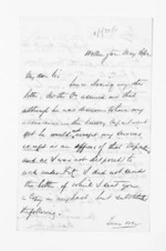 1 page written 16 May 1862 by an unknown author in Wellington, from Inward letters - Surnames, Fra - Fri