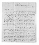 4 pages written 11 Aug 1859 by Hector Ross Duff to Sir Donald McLean, from Inward letters - Surnames, Duff