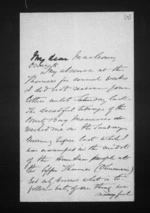 3 pages written 25 Nov 1868 by John Williamson to Sir Donald McLean, from Inward letters - Surnames, Williamson