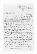 3 pages written 21 Aug 1857 by James Preece in Coromandel to Sir Donald McLean in Auckland Region, from Inward letters - James Preece