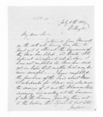 4 pages written 8 Jul 1859 by William Nicholas Searancke in Wellington to Sir Donald McLean in Napier City, from Inward letters - W N Searancke
