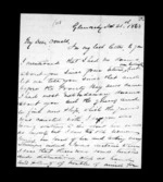 4 pages written 21 Nov 1868 by Archibald John McLean in Glenorchy to Sir Donald McLean, from Inward family correspondence - Archibald John McLean (brother)