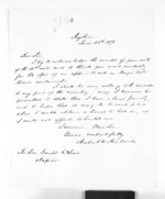 1 page written 28 Jun 1871 by Herbert William Brabant in Raglan to Sir Donald McLean in Napier City, from Inward letters - H W Brabant