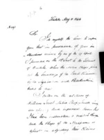 4 pages written 11 May 1844 by Sir Donald McLean in Waiheke Island to George Clarke, from Protector of Aborigines - Papers