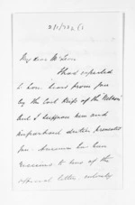 4 pages written 31 Jul 1854 by Michael Fitzgerald in Wellington to Sir Donald McLean, from Inward letters - Michael Fitzgerald