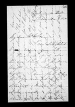 5 pages written 2 Dec 1850 by Susan Douglas McLean in Wellington to Sir Donald McLean, from Inward and outward family correspondence - Susan McLean (wife)