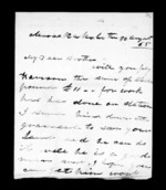 2 pages written 30 Aug 1865 by Alexander McLean in Maraekakaho to Sir Donald McLean, from Inward family correspondence - Alexander McLean (brother)