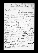 6 pages written 2 Mar 1860 by Archibald John McLean in Maraekakaho to Sir Donald McLean, from Inward family correspondence - Archibald John McLean (brother)