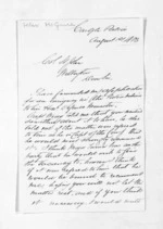 2 pages written 1 Aug 1873 by Felix McGuire to John Henry Herbert St John in Wellington, from Inward letters - Surnames, Macfar - McHar