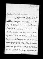 2 pages written 29 Nov 1868 by Sir Robert Donald Douglas Maclean to Sir Donald McLean, from Inward family correspondence - Douglas Maclean (son)