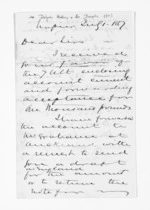 2 pages written 1 Jan 1867 by Sir Donald McLean in Napier City, from Outward drafts and fragments