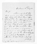 4 pages written 14 Jan 1850 by an unknown author in Waikanae to Rev William Woon in Waimate, from Inward letters - William Woon