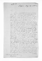 4 pages written 29 May 1861 by James Grindell in Napier City to Sir Donald McLean in Auckland Region, from Inward letters - James Grindell