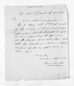 2 pages written 21 Jun 1847 by Richard Rundle in New Plymouth to Sir Donald McLean in Wellington, from Inward letters - Surnames, Rou - Rus