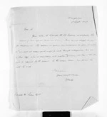 1 page written by David Porter in Wanganui to Sir Donald McLean, from Inward letters - Surnames, Pon - Por