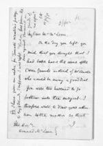4 pages written 15 May 1871 by Charles Heaphy to Sir Donald McLean, from Inward letters -  Charles Heaphy