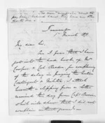 4 pages written 1 Mar 1871 by Colonel William Moule in Tauranga to Sir Donald McLean, from Inward letters - W Moule