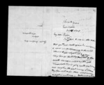 2 pages written 16 Jul 1865 by Sir Robert Donald Douglas Maclean to Sir Donald McLean, from Inward family correspondence - Douglas Maclean (son)