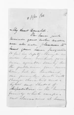 3 pages written by Isabelle Augusta Eliza Gascoyne to Sir Donald McLean, from Inward letters - Surnames, Gascoyne/Gascoigne