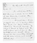 4 pages written 1 Mar 1856 by Henry Halse in New Plymouth District to Sir Donald McLean, from Inward letters - Henry Halse