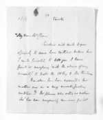3 pages written by Sir Thomas Robert Gore Browne to Sir Donald McLean in Auckland Region, from Inward and outward letters - Sir Thomas Gore Browne (Governor)