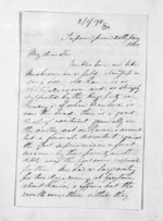 5 pages written 20 Jan 1860 by William Nicholas Searancke to Sir Donald McLean in Wellington, from Inward letters - W N Searancke