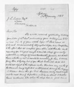 3 pages written 25 Jan 1868 by an unknown author in Sydney to John Lang Currie, from Inward letters - John L Currie