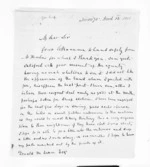 8 pages written 22 Mar 1851 by George Rich to Sir Donald McLean, from Inward letters - Surnames, Rho - Ric