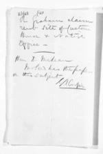1 page written by George Sisson Cooper to Sir Donald McLean, from Inward letters - George Sisson Cooper