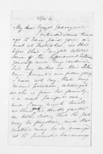 3 pages written 13 May 1858 by Sir Donald McLean, from Inward letters - Surnames, Gascoyne/Gascoigne